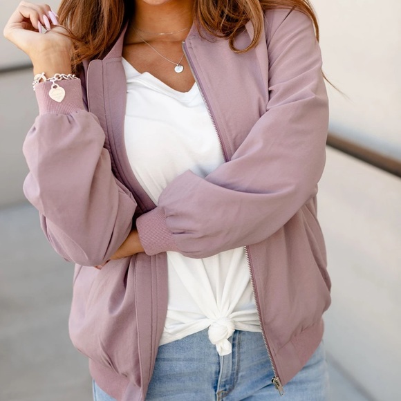 Ampersand Avenue - Bomber - Mauve - Picture 3 of 6